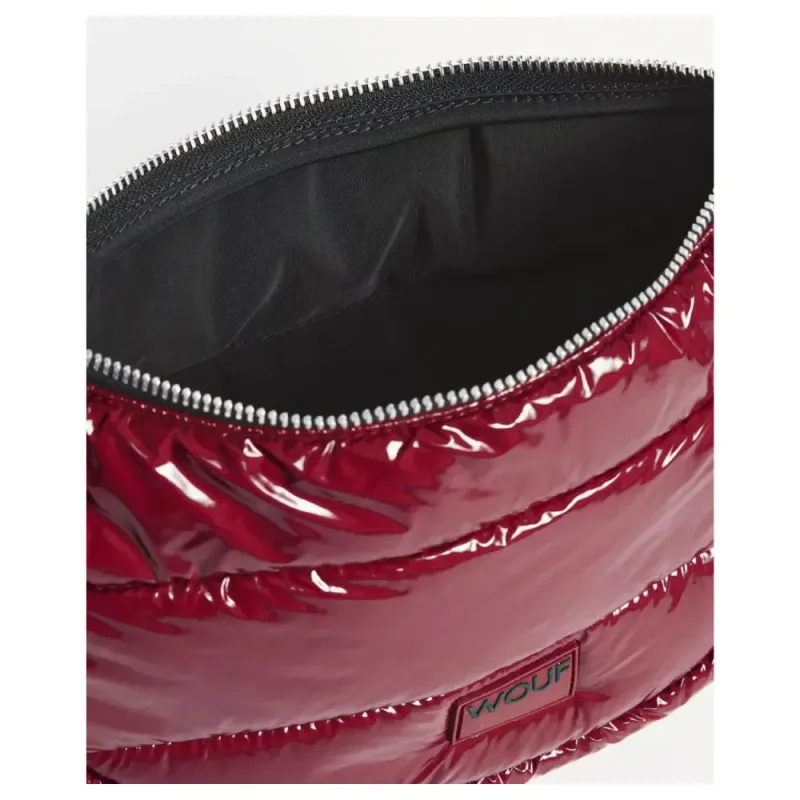 Crossbody Bag - Glossy Burgundy