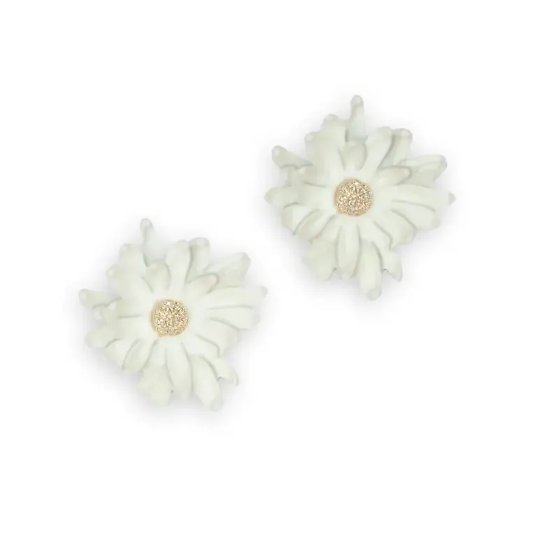 Marshmallow Bellis Øredobber