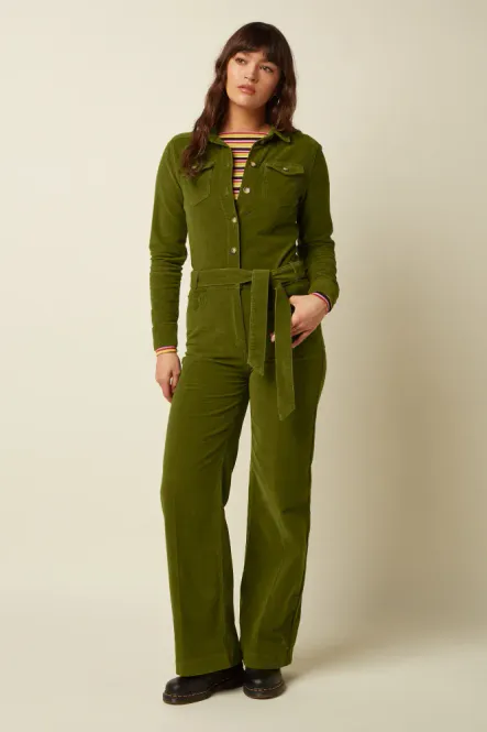 Hovedbilde Mia Cord jumpsuit - Posey Green