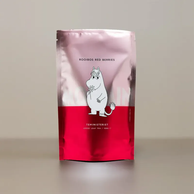 Teministeriet Moomin Tea - Rooibos Red Berries pose