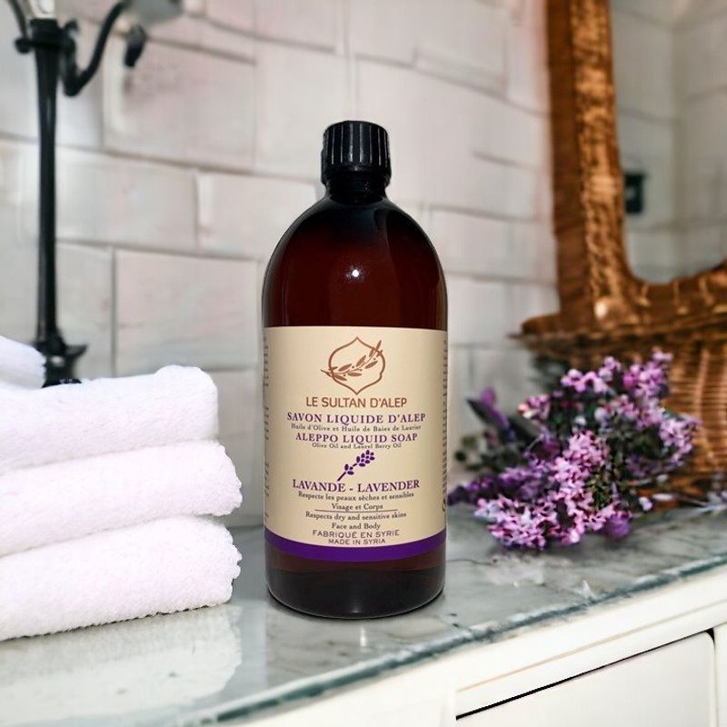 Aleppo Såpe refill - Lavendel 
