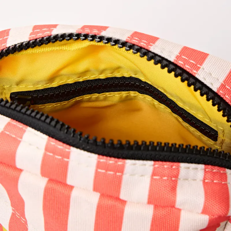 Roka Bond Skulderveske - Korall striper 
