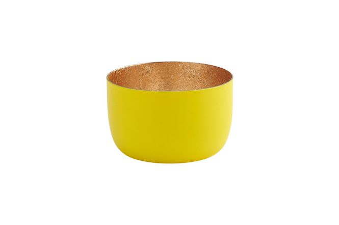 Hovedbilde Madras Lysholder neon - gul