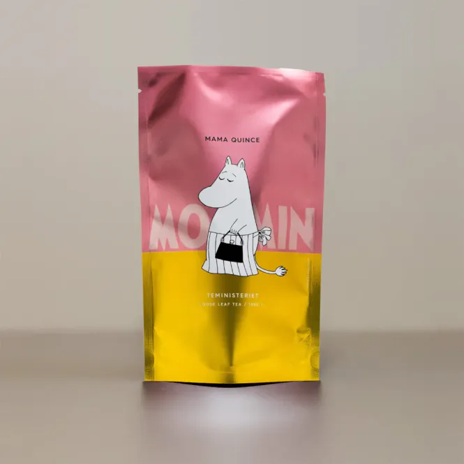Hovedbilde Teministeriet Moomin Tea - Mama Quince pose